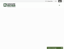 Tablet Screenshot of groupericher.com